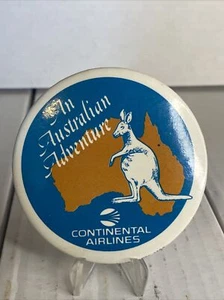 An Australian Adventure Continental Airlines Pin Button 3” - Bild 1 von 3