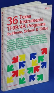 36 Texas Instruments TI-99/4A Programs for Home, School, and Office 1983 - Picture 1 of 4