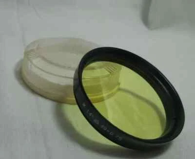 a Yellow-1.4x LZOS Russian 49x0.75 Vintage Light Filter 49mm for Lens 8837 - Image 1 of 3
