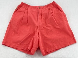 White Stag Women's Orange Shorts with Elastic Waist and Zipper Size 16W - Picture 1 of 12