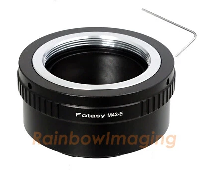 FOTASY Helios 44-2 58mm M42 lens to Sony E-Mount a6500 a6300 a6100 a6000 a6400 adapter