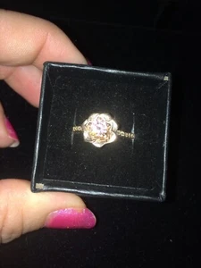 Fragrant Jewel Rose Mothers Day Size 9 Ring NWT Lovely! - Picture 1 of 5