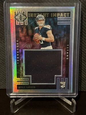 Will Levis 2023 Illusions Instant Impact Jersey Relic RC Tennessee Titans 🔥 - Image 1 of 2