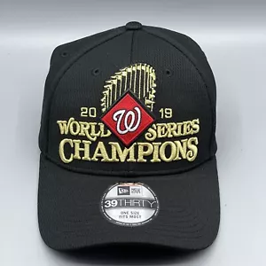 Washington Nationals Men's Baseball Cap World Series 2019 Champions Stretch Fit - Picture 1 of 12