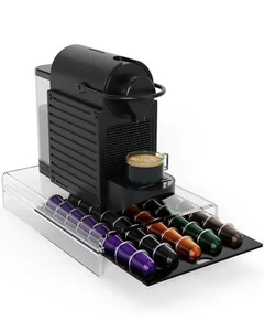 Storage Drawer For Nespresso Originalline Coffee Pod Holder For Counter Acrylic - Picture 1 of 6