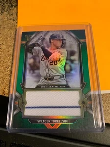 2024 TOPPS TRIPLE THREADS SPENCER TORKELSON 2 CLR JUMBO PATCH 21/27 TIGERS - Picture 1 of 1