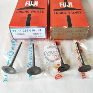4x Inlet+Exhaust Valves Set For Honda CA175 CB175 CD175 CL175 CB200 CL200 SL175 - Picture 1 of 6