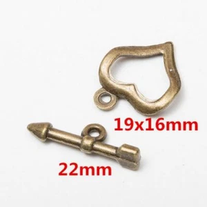 Toggle Clasp Findings End Clasps Connectors Hooks DIY Jewelry Making 10Set/Lot - Picture 1 of 20