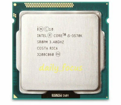 Intel Core i5-3570K 3.4 GHz LGA1155 4 cores 4 threads SR0PM CPU Processor 6 MB - Image 1 of 4