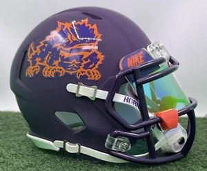 CASCO DE FÚTBOL AMERICANO PERSONALIZADO RIDDELL SPEED MINI - RANAS CON CUERNOS TCU - Imagen 1 de 8