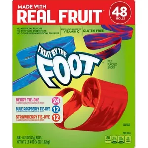 Fruit By The Foot, Variety Pack, 0.75 Ounce (48 Count) - Picture 1 of 2