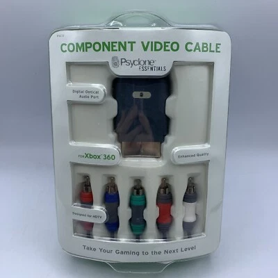 Psyclone Essentials XBox 360 HD Component AV Video Cable Optical Audio SEALED - Image 1 of 4