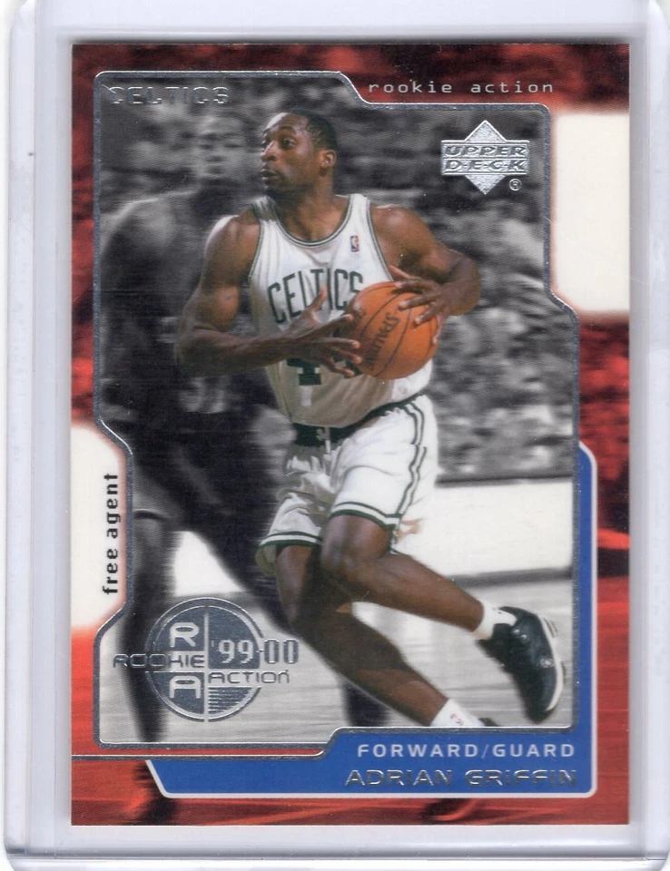 ADRIAN GRIFFIN 1999-00 Upper Deck SHORTPRINTED ROOKIE CARD #343 - CELTICS - Image 1 of 1