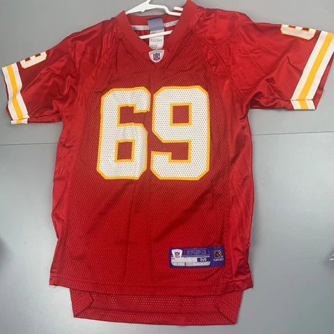 NFL Reebok Rare Vtg Jared Allen #69 Youth CHIEFS Jersey Mens Kids Red Cover