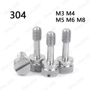 304 Edelstahl Rändelschrauben mit Walsted Schaft M3 M4 M5 M6 M8 - Bild 1 von 6
