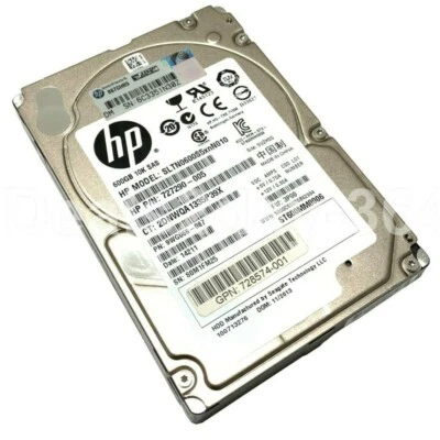 728574-001 727290-005 ST600MM0006-HP 600GB 10K RPM SAS 2.5" 6G 32MB HARD DRIVE - Image 1 of 2
