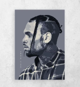 Chris Brown Music Print Premium Poster High Quality choose sizes - Picture 1 of 1