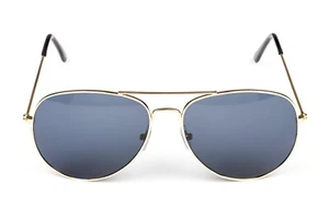 80S Pilota Oro Sole Police Cervo Costume Tonalità Militare Uomo Accessori - Foto 1 di 1
