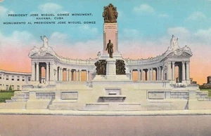 Maximo Gomez Monument Havana Cuba Vintage souvenir Postcard - Picture 1 of 2