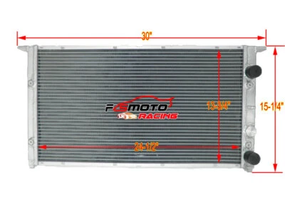 30" ALUMINUM RADIATOR FOR 1994-1998 1997 VOLKSWAGEN VW Golf GTI Jetta VR6 MK3 MT - Image 1 of 4