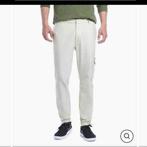 2 (x)ist XL Hombre Tostado Pantalones de Viaje Bolsillo Carga Pierna Recta Nuevo Con Etiquetas - Imagen 1 de 7