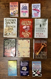 Lot of 12 SANDRA BROWN Thriller Mystery Romance Suspense H/C P/B Books MIX VGUC - Imagen 1 de 10