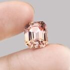 AAA Terrefic Natural Mozambique Pink Morganite Loose Radiant Cut Gemstone 11x9MM