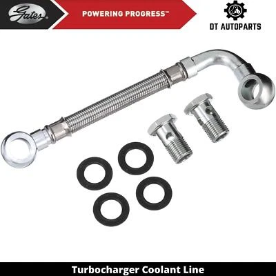 Para Dodge Ram 3500 2007-2010 turbocompresor línea de refrigerante puertas de retorno 2008 2009 Foto 1 de 3