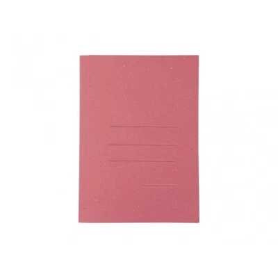 50 Cartelle con 3 Lembi in Robusto Cartoncino da 190gr Colore Rosso - Immagine 1 di 4