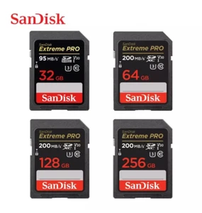 SanDisk Extreme PRO SD Karte 32GB 64GB 128GB SDXC klass 10 Speicher karte card - Bild 1 von 8