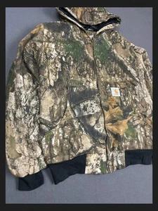 Carhartt Reworked Realtree APX Padded Hooded Jacket L - Picture 1 of 9