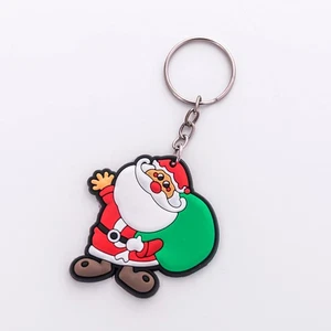 12 Pcs Christmas Tree Pendant Chritmas Keychain Cartoon Bag Child - Imagen 1 de 11