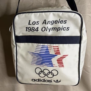 Olympic 1984 Los Angeles Sports Bag by Adidas Vintage 13” X 12” X 5” - Picture 1 of 11