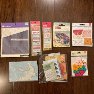 Adesivi Scrapbooking Assortiti/Ephemera SMASH, Pagine Webster, Ecc - Foto 1 di 11