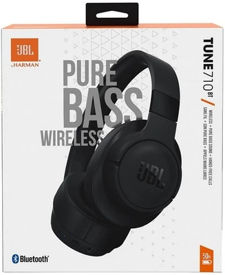 JBL Tune 710BT Bluetooth Ohraufliegende Kopfhörer - Schwarz - Bild 1 von 4