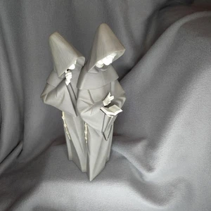 Lladro Gres Los Monjes 5155 Estatuilla Porcelana Dos Monjes Leyendo Rosario Estatua - Imagen 1 de 7