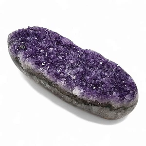 Amethyst Kristall Cluster mit polierten Kanten Brasilien 418,7 Gramm. - Bild 1 von 3