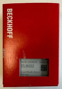 Beckhoff EtherCAT-Klemme, 2-Kanal-Kommunikations-Interface / EL6022 / Neu in OVP - Picture 1 of 6