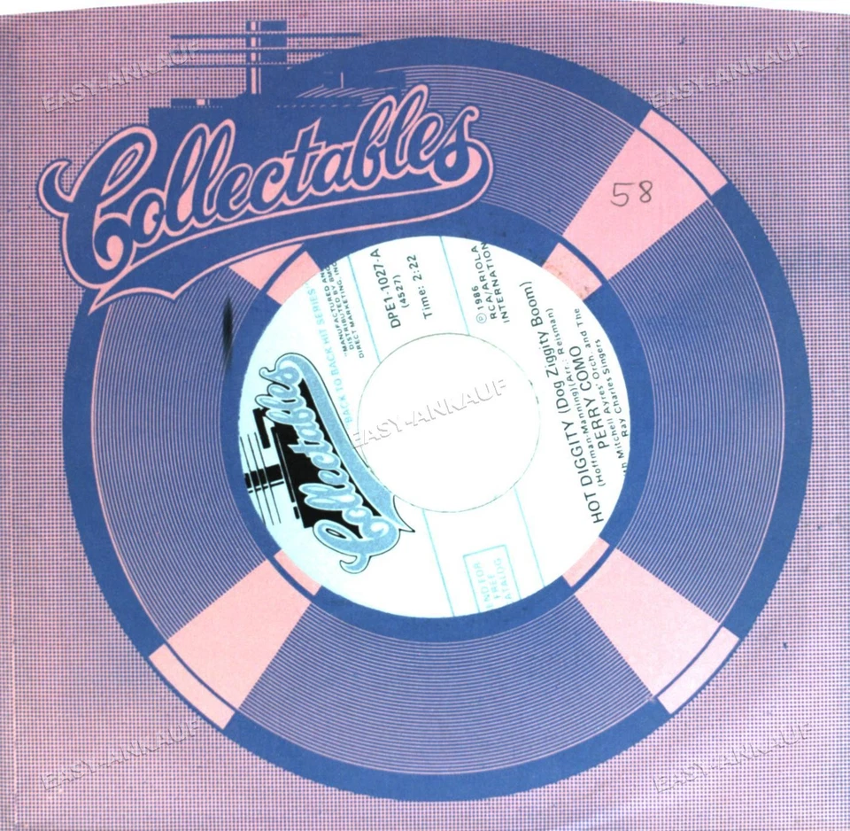 Perry Como - Hot Diggity 7" (VG+) ' - Image 1 of 1
