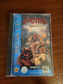 BRUTAL PAWS OF FURY SEGA CD Complete CIB