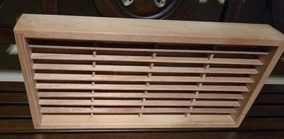 Vintage 36 Cassette Tape Wood Storage Holder Rack--Stackable or can be Hung - Image 1 of 4