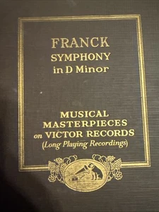 VICTOR PROGRAM TRANSCRIPTION Set Stokowski - Franck Symphony D Minor LM-22 E 78 - Picture 1 of 7