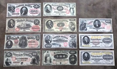 Reprint on paper with W/M United States banknotes 1878 y. FREE SHIPPING! - Image 1 of 4