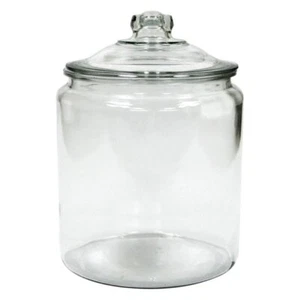 Anchor Hocking ~ 2 Gallon ~ Clear Glass ~ Apothecary Jar ~ Canister w/Lid - Picture 1 of 11