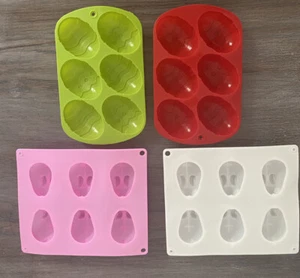 Easter Egg Bunny Cake Baking Fondant Chocolate Gummy Silicone Mold Set of 4 - Picture 1 of 9