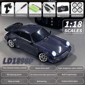 1/16 Gyro Alloy RC Drift Car Off-road Vehicle 4WD Toys Model LD1898 w/ Batteryv6 - Picture 1 of 9