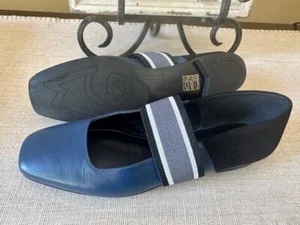 PISOS DE BALLET M. GEMI ITALIA BALLARE AZUL TALLA 38 - USADOS EN EXCELENTE ESTADO - ¡USADOS UNA VEZ! - Imagen 1 de 6