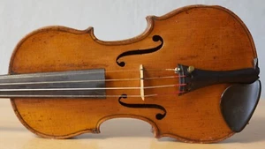old vintage small violin geige viola cello fiddle label EDUARD SOUKUP Nr. 1574 - Picture 1 of 15