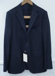 Blazer La Spalla Azul Vitale Barberis Para Hombre Talla 102 EU52L UK/US42L - Imagen 1 de 8