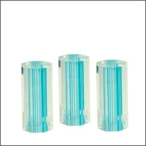 Optical Display - Octagonal Eyewear Mini Towers w/ Holes - Set of 3 in Green - Picture 1 of 1